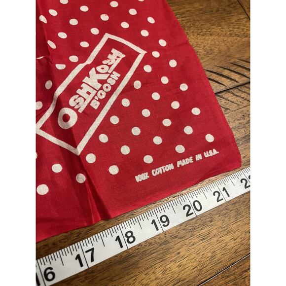 9 Vintage (70s 80s?) Bandannas/Handkerchiefs, Cowboy WESTERN, Oshkosh etc- USA - Picture 16 of 16